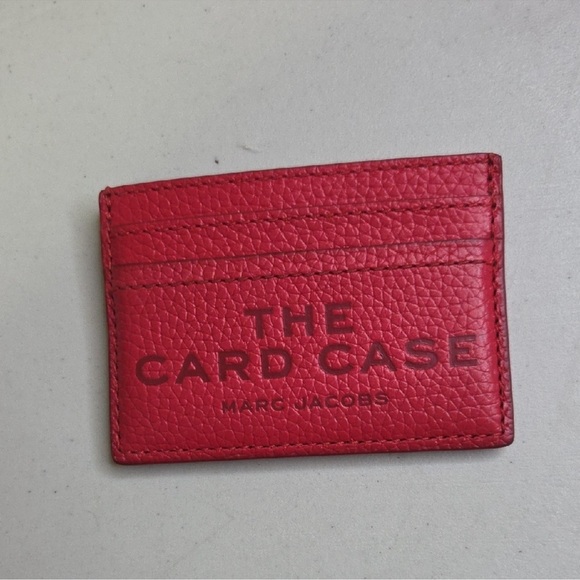 Marc Jacobs Handbags - Marc Jacobs Red Leather Card Slot Case